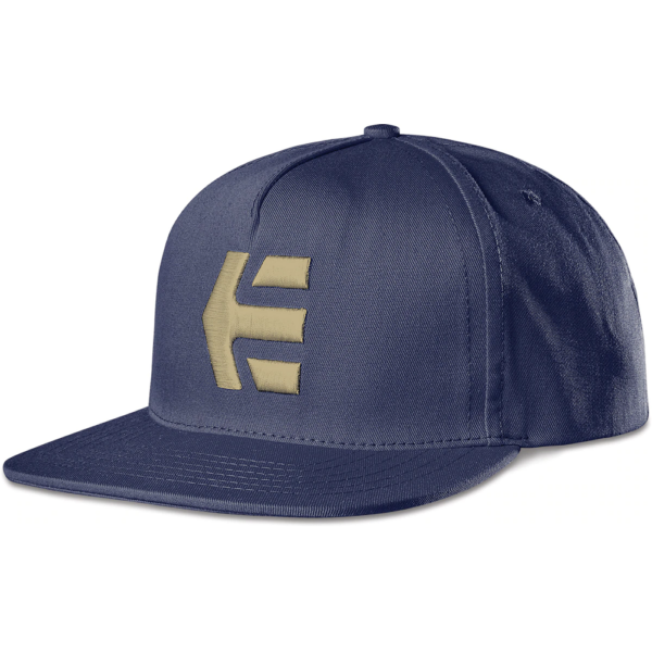 ETNIES Icon Snapback - Navy / Gold baseball sapka