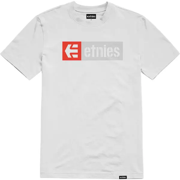 ​ETNIES New Box - White / Grey / Red póló