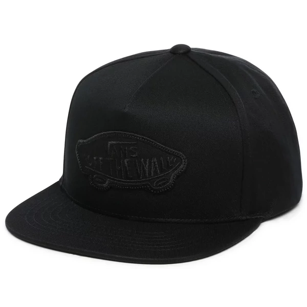 VANS Classic Patch Snapback - Black / Black baseball sapka egyenes silddel 