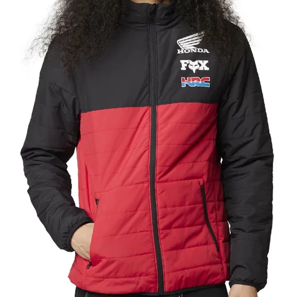 FOX Honda Howell Puffy Jacket - Flame red kabát