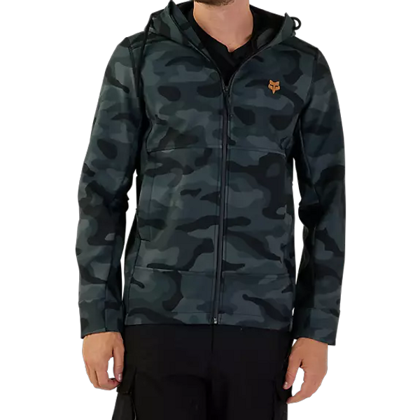 FOX Camo Pit Jacket - Black camor kabát