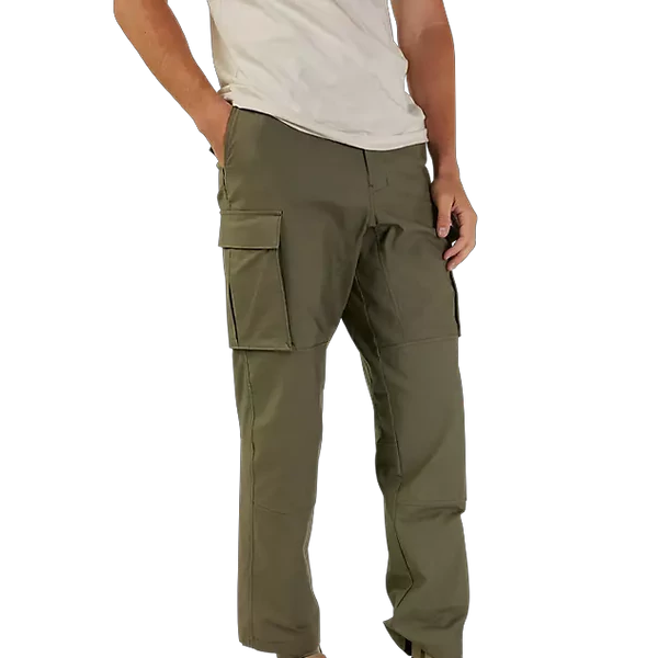 FOX Source Utility Pant - Olive green oldalzsebes vászon nadrág