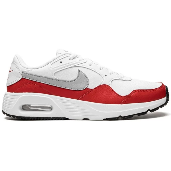 NIKE Air Max SC - White / Wolf grey - University red