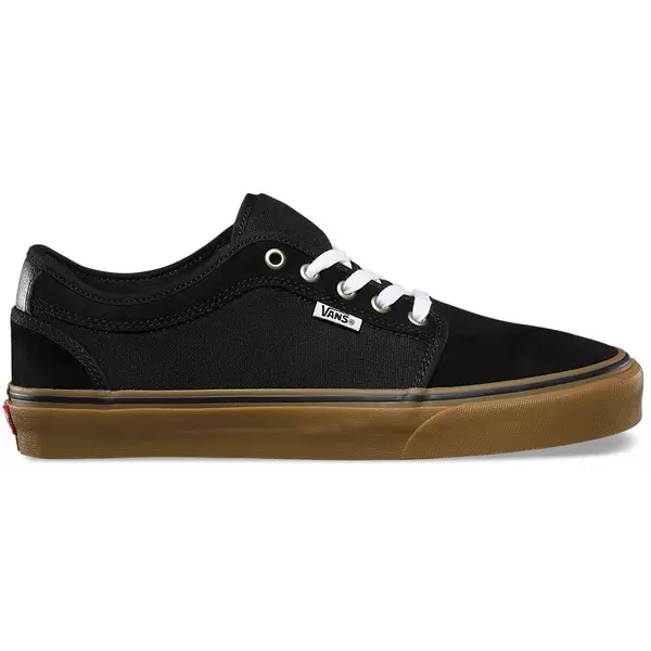 VANS Skate Chukka Low - Black / Black / Gum gördeszkás cipő