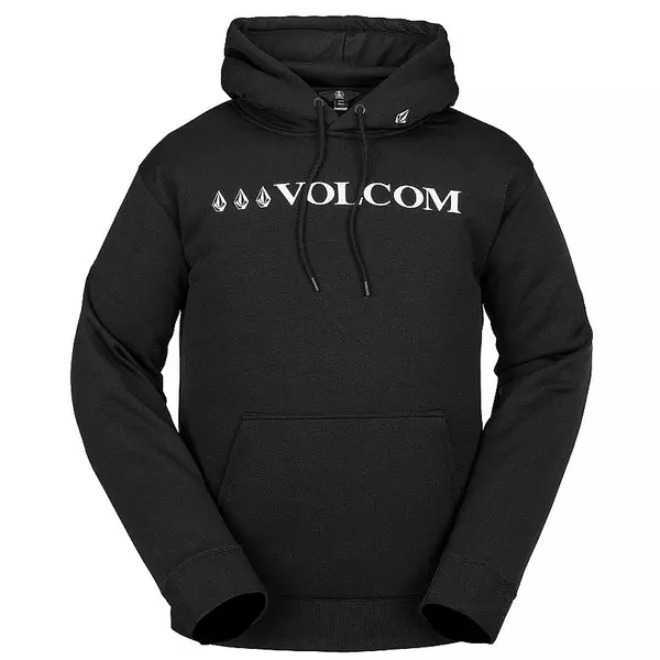 VOLCOM Core Hydro HO - Black kapucnis pulóver