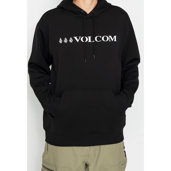 VOLCOM Core Hydro HO - Black kapucnis pulóver
