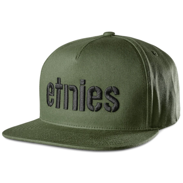 ETNIES Corp Snapback - Army baseball sapka