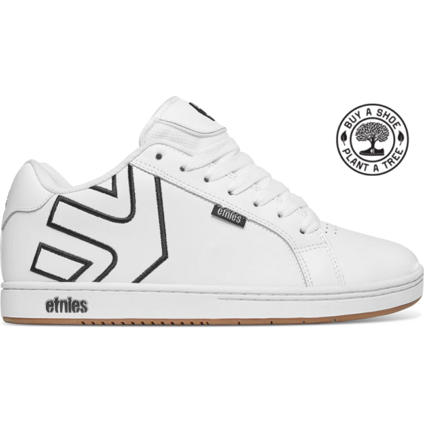 ETNIES Fader - White / Black / Gum deszkás cipő