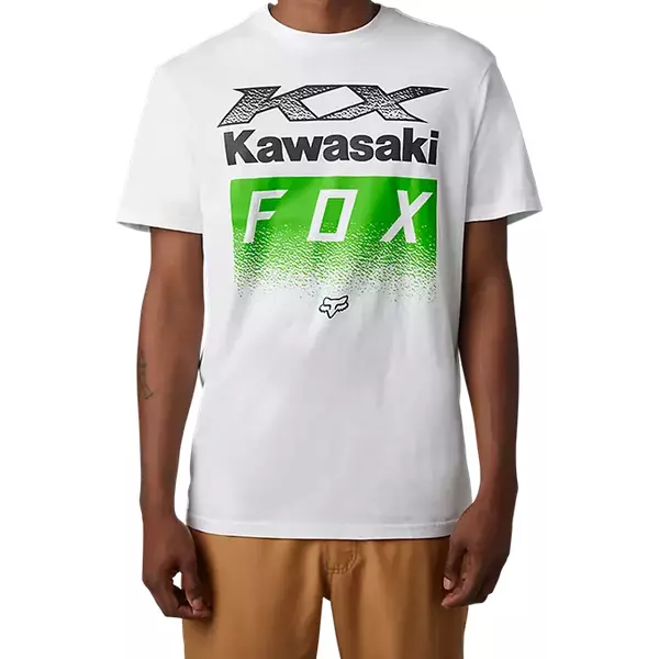 FOX X Kawasaki Premium - White póló