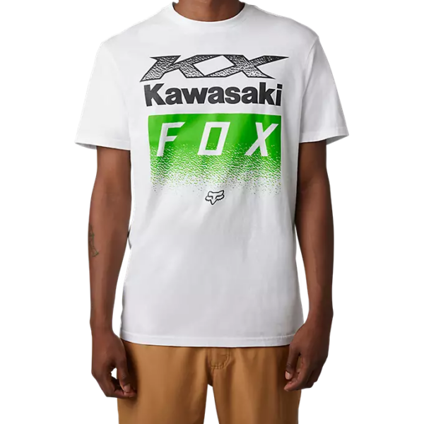 FOX X Kawasaki Premium - White póló