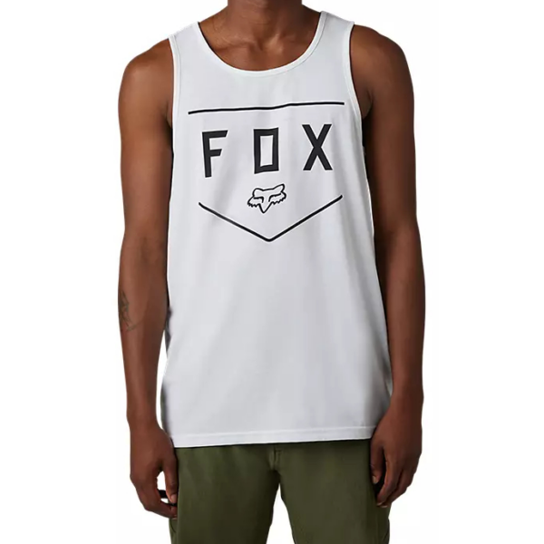 FOX Shield Tech Tank - Optic white trikó