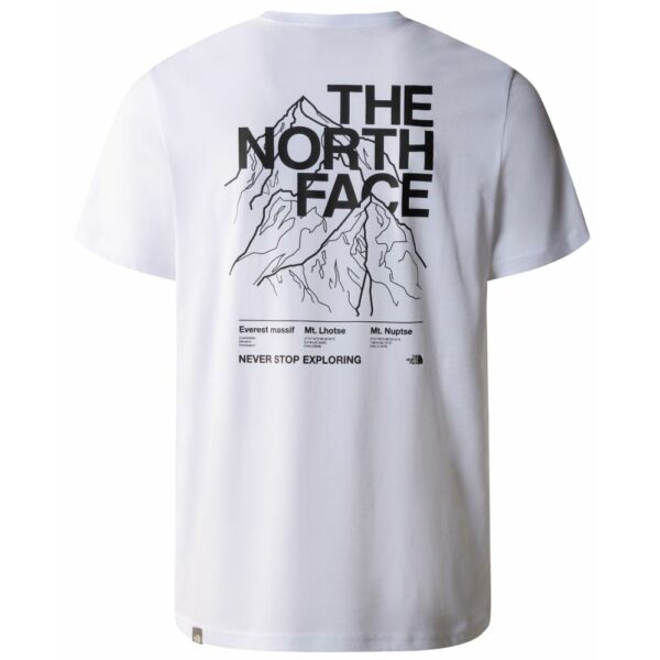 THE NORTH FACE Mountain Outline - TNF White / TNF Black póló