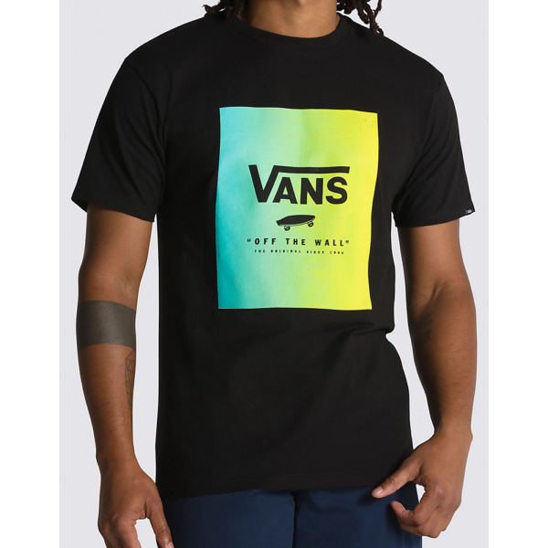 VANS Classic Print Box - Black / White Waterfall póló