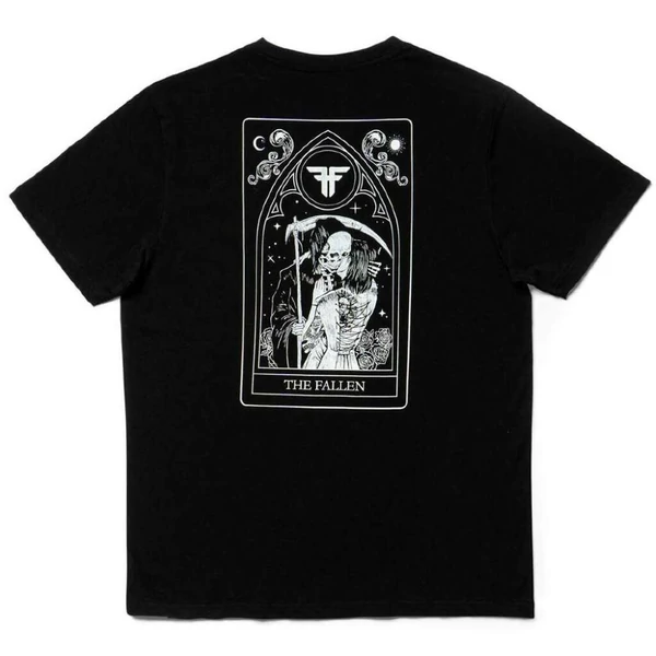 FALLEN Death's Embrance Tee - Black / White póló