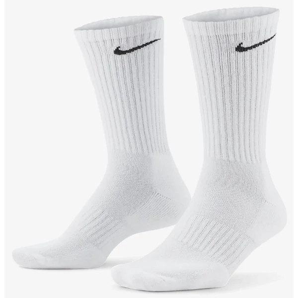 NIKE Everyday Cushioned 3er Pack - White sportzokni 