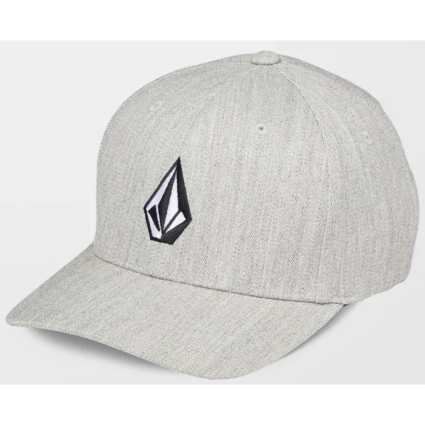 VOLCOM Full Stone Heather Flexfit  -Grey vintage baseball sapka