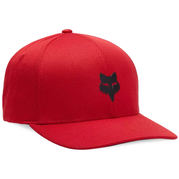 FOX Head Tech Flexfit - Flame red baseball sapka