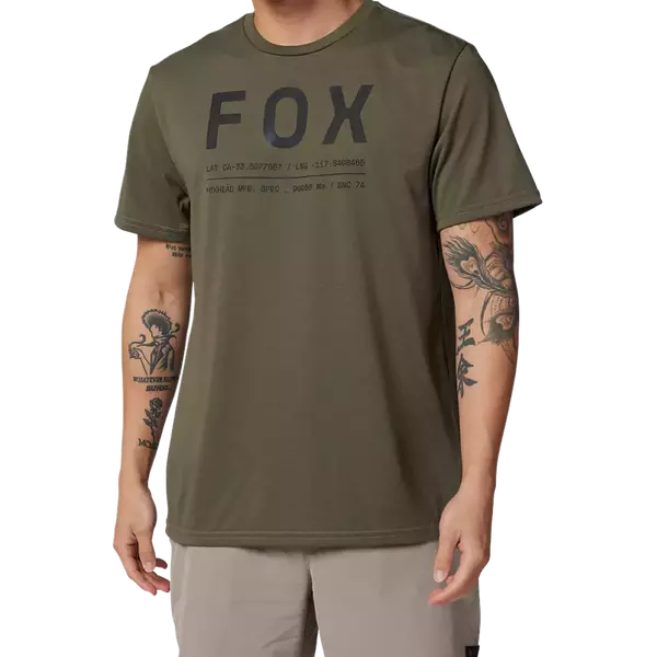FOX Non Stop Tech - Olive green technikai póló