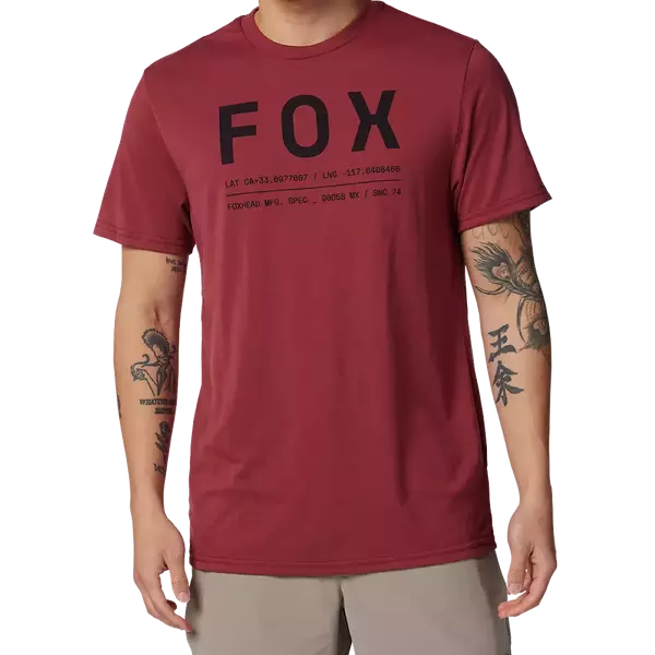 FOX Non Stop Tech - Scarlet technikai póló
