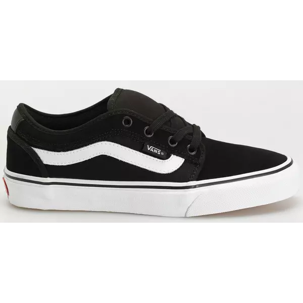 VANS Skate Chukka Low Sidestripe - Black / White deszkás cipő