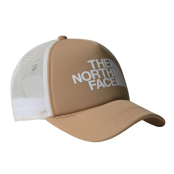 THE NORTH FACE Logo Trucker - Khaki stone / TNF White baseball sapka