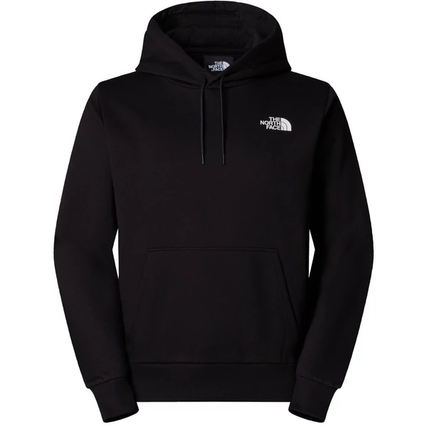 THE NORTH FACE Simple Dome Raglan PO - TNF Black kapucnis pulóver
