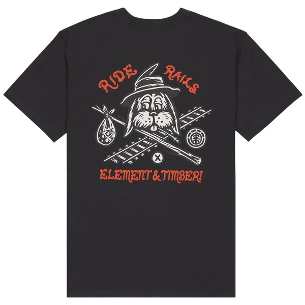 ELEMENT X TIMBER Hobos - Off black póló