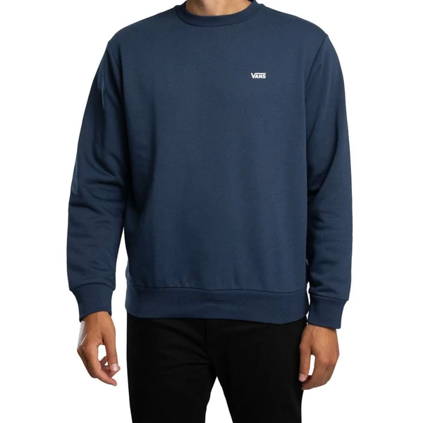 VANS Left Chest Crew - Dress blues környakas pulóver