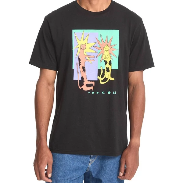 VOLCOM Longo Cat Basic - Black póló