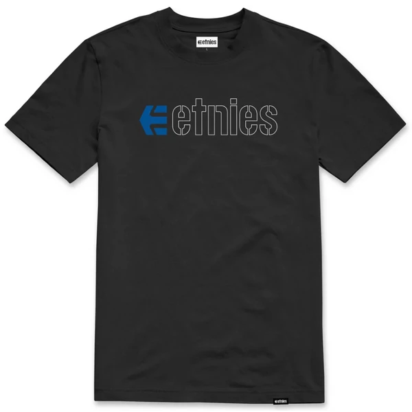​ETNIES ECorp - Black / Blue / White póló