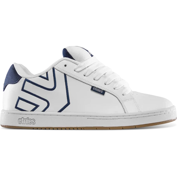 ETNIES Fader - White / White / Navy deszkás cipő