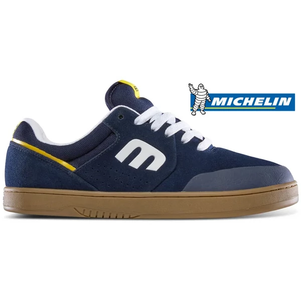 ETNIES Marana Michelin - Navy / Gum / Yellow gördeszkás cipő