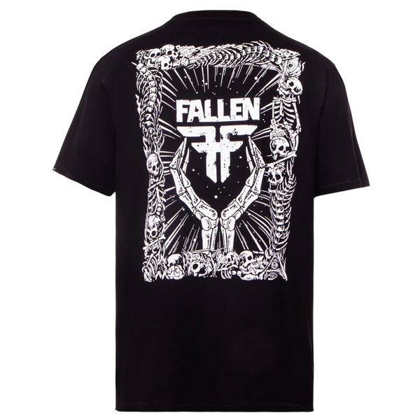 FALLEN Death Touch Tee - Black / White póló