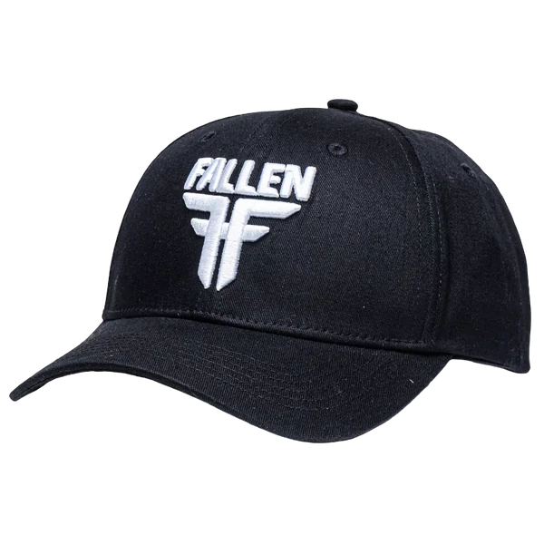 FALLEN Insignia Curve - Black / Off white baseball sapka
