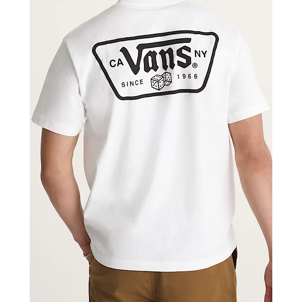 VANS Knu Full Patch - White póló
