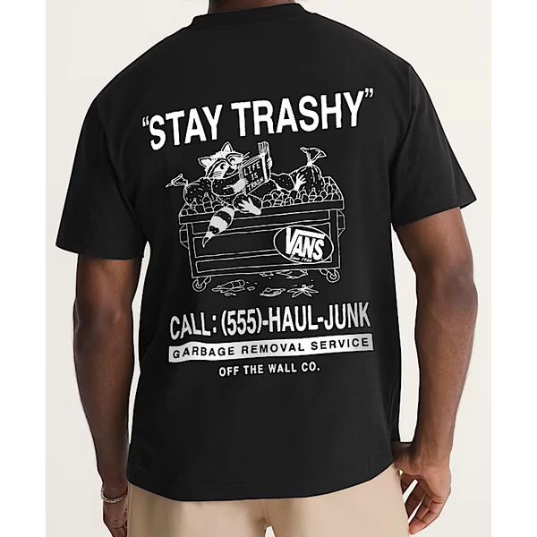 VANS Trashy - Black póló 