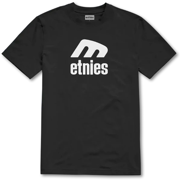ETNIES Icon E Black / White póló