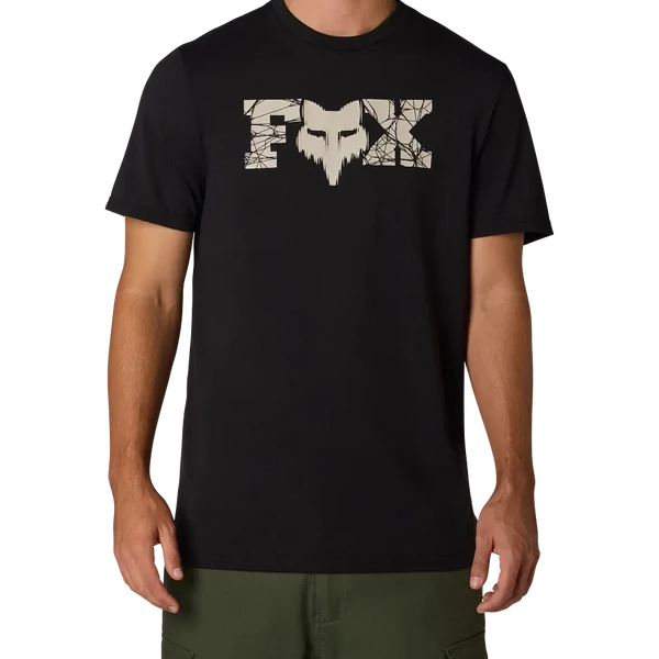 FOX Diffuse Dri-Release - Black technikai póló