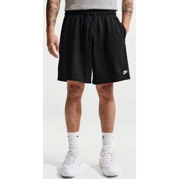 NIKE Sportwear Club Short - Black / Withe rövidnadrág