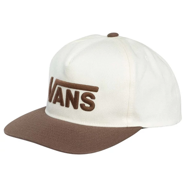 VANS Drop V Logo Snapback - Vintage cocoa baseball sapka