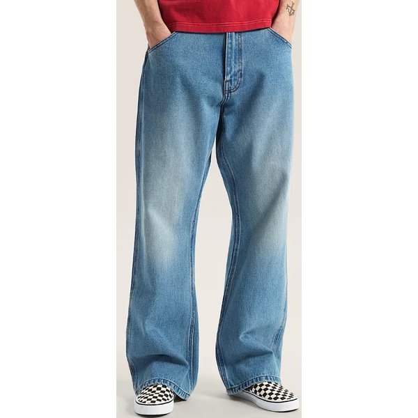 VANS Skate Loose Bootcut Denim  #  Stone wash