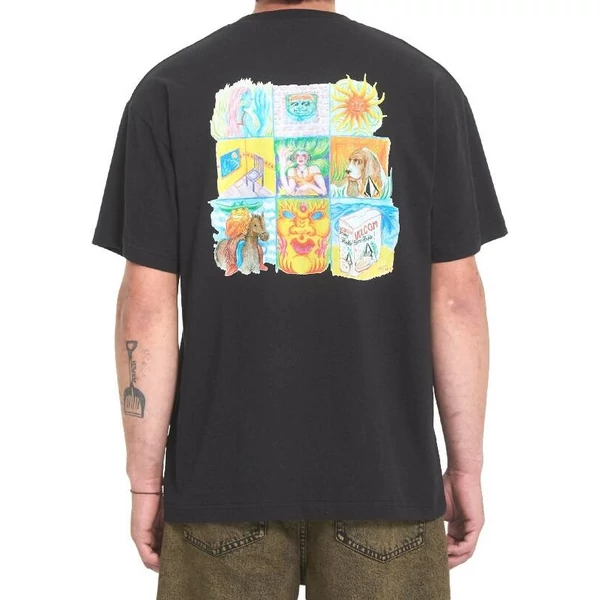 VOLCOM Double Fantasy LSE - Black póló