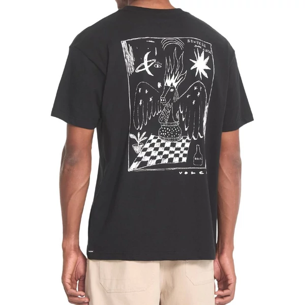 VOLCOM Nowhere Black póló