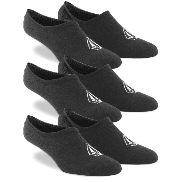 VOLCOM NSHW Sock 3P Black titok zokni