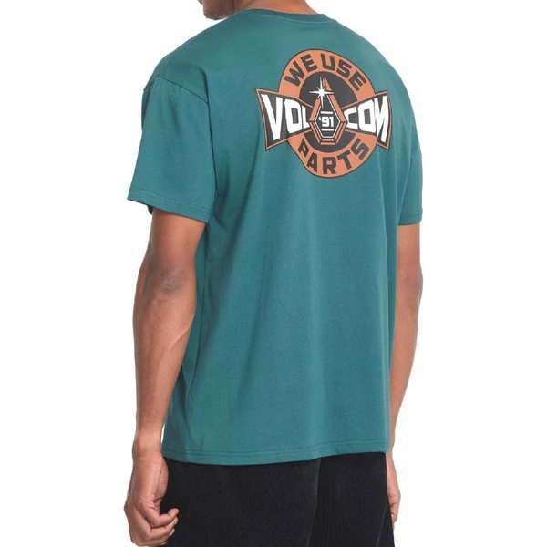 VOLCOM Parted Out Pocket Rifle green póló