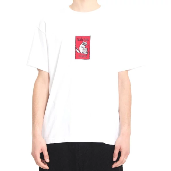 VOLCOM Rockout White póló