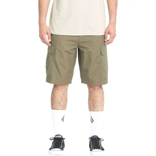 VOLCOM Strange Tripper Cargo Short - Wintermoss oldalzsebes rövidnadrág
