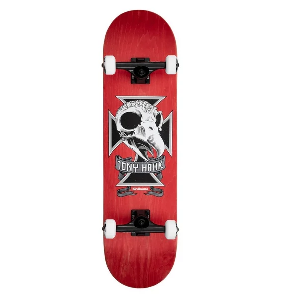 BIRDHOUSE  Stage 3 Hawk Skull 2 Red 8,25 komplett gördeszka