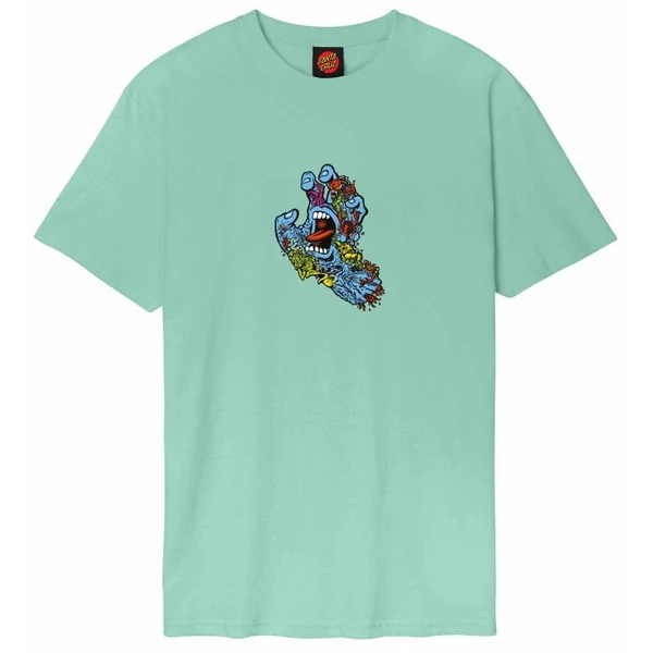 SANTA CRUZ Roskopp Screaming Five Front - Mint póló