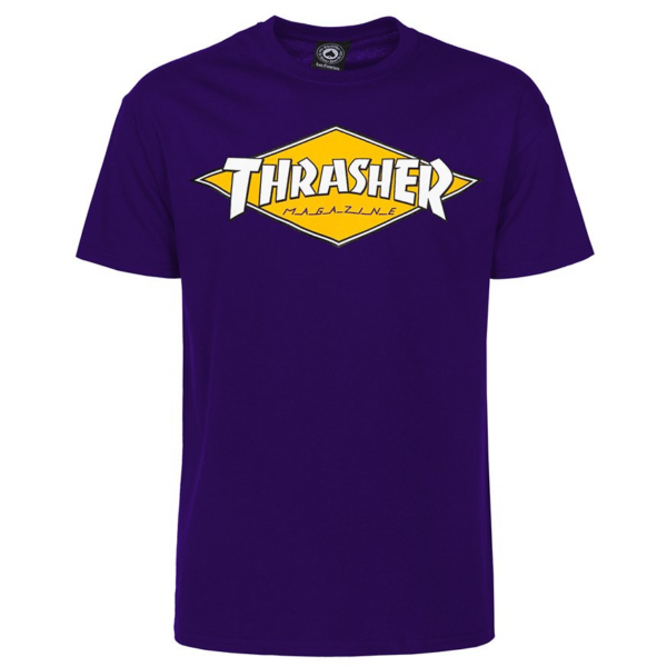 THRASHER  Diamond Logo - Purple póló